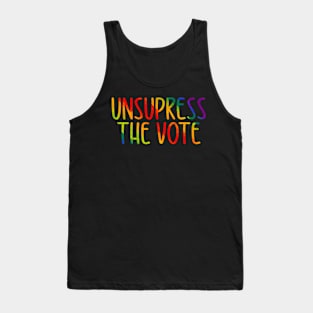 Unsuppress The Vote Tank Top